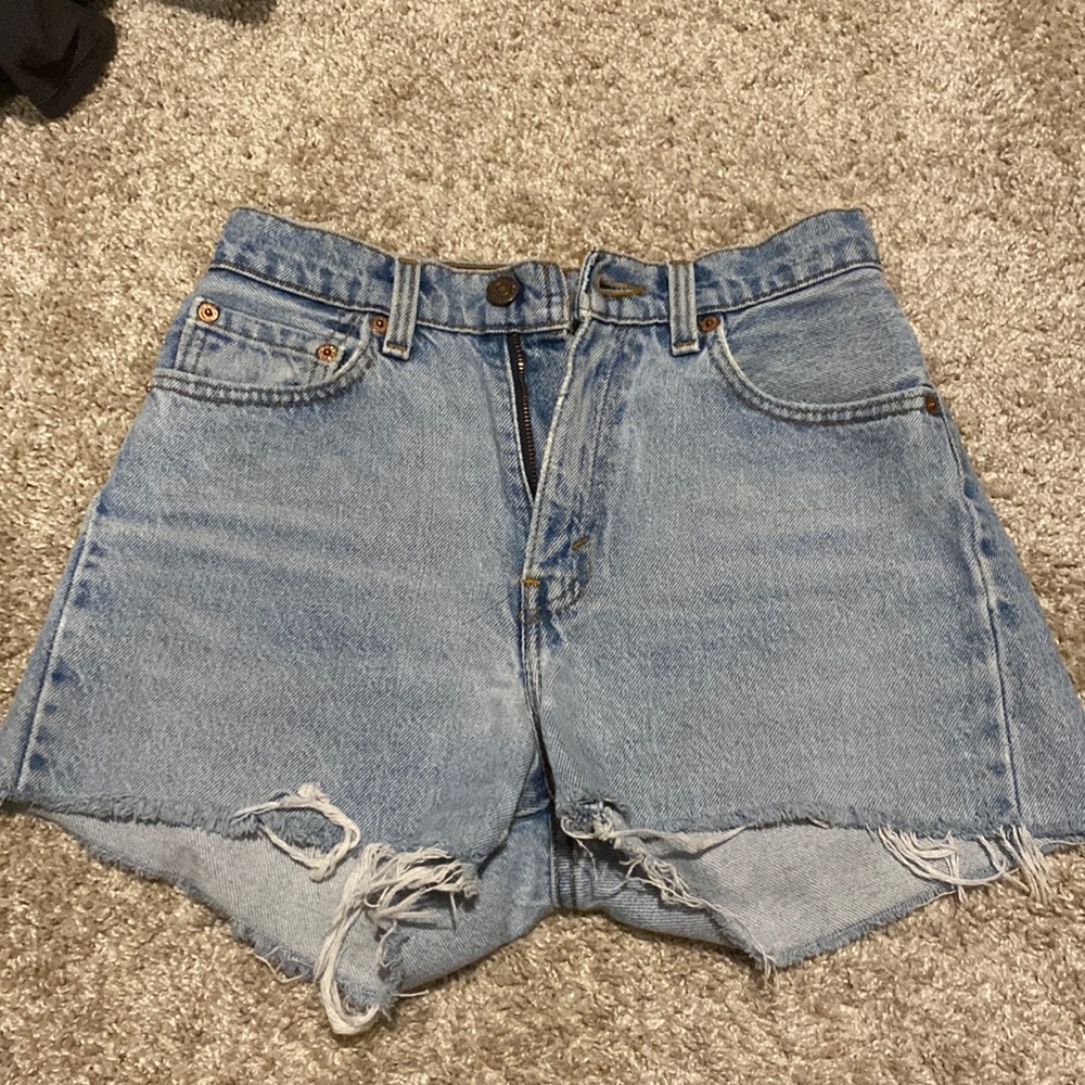 Vintage Levi’s cut into shorts